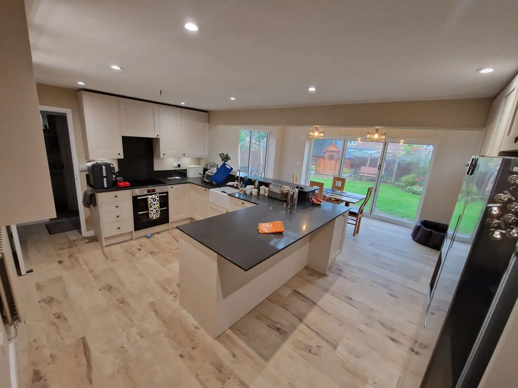 Completed construction interior