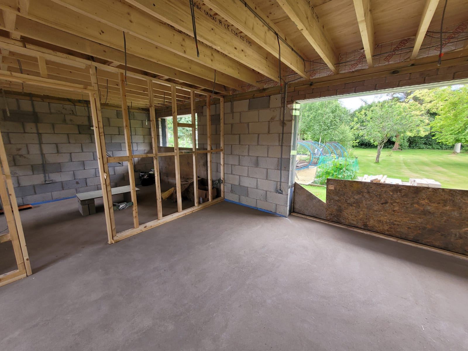 Interior construction and timber framing