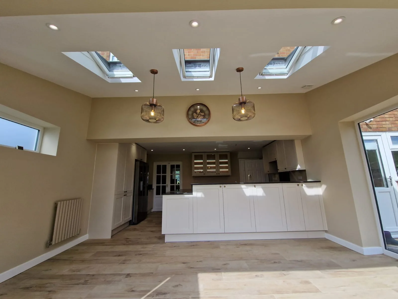 Completed modern kitchen